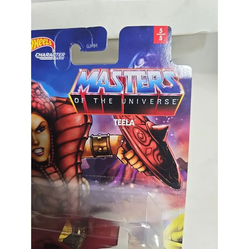 Mattel Hot Wheels Masters of The Universe TEELA Character Car Multilingual Card